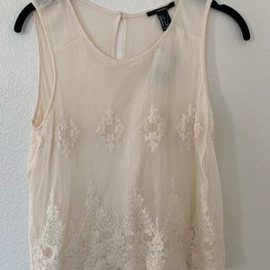 Ivory tank top